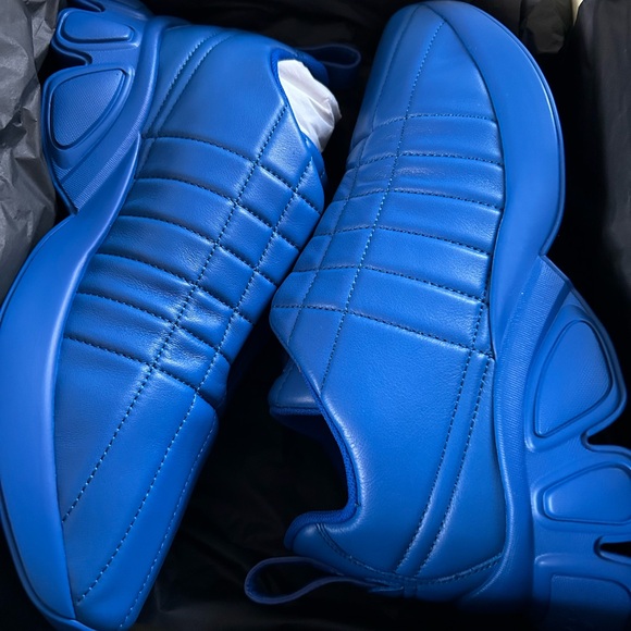 burberry leather classic quilted trainer - Picture 7 of 8